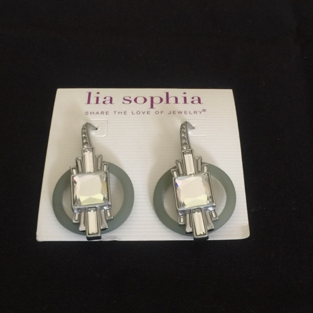 Lia Sophia Allumer New In Box Retired Earrings!